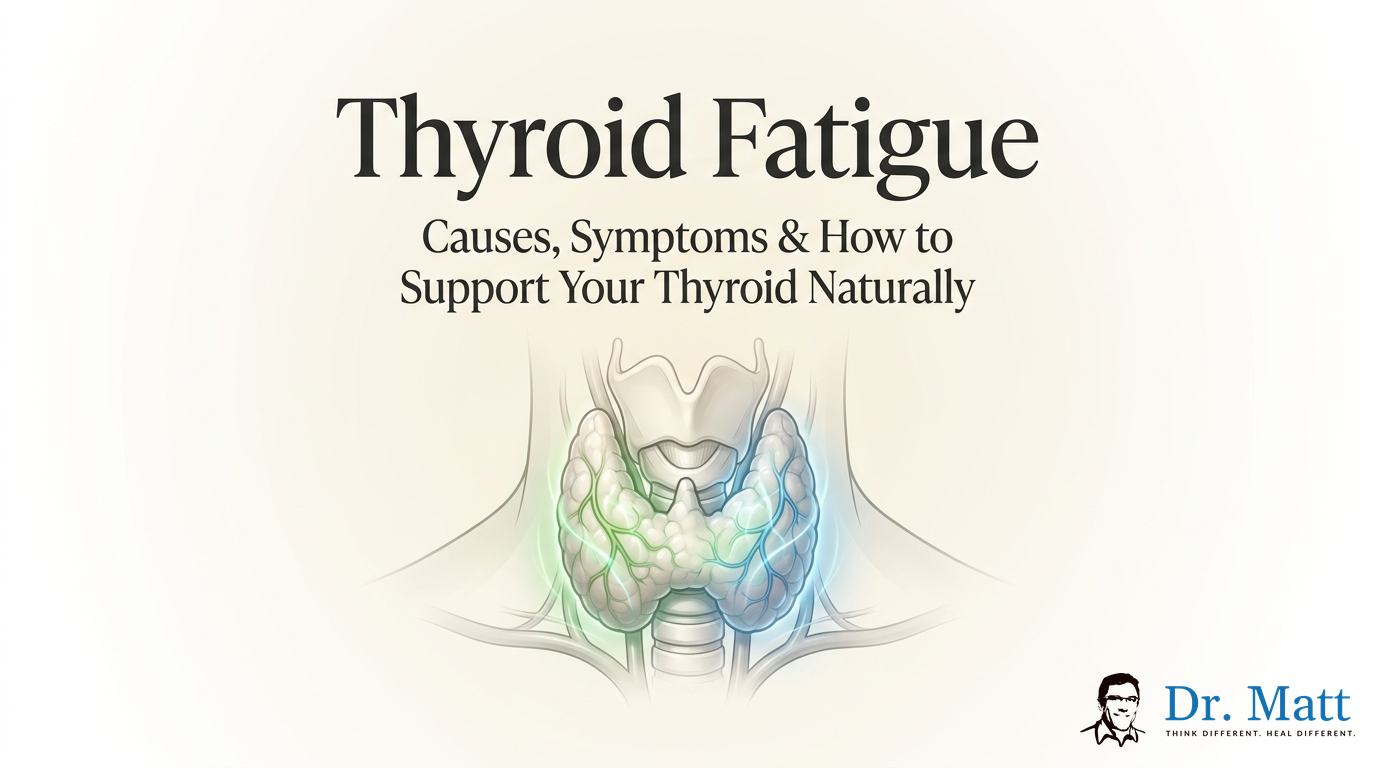 Thyroid-Related Fatigue: Causes, Symptoms & How to Support Your Thyroid Naturally | drmattgianforte.com