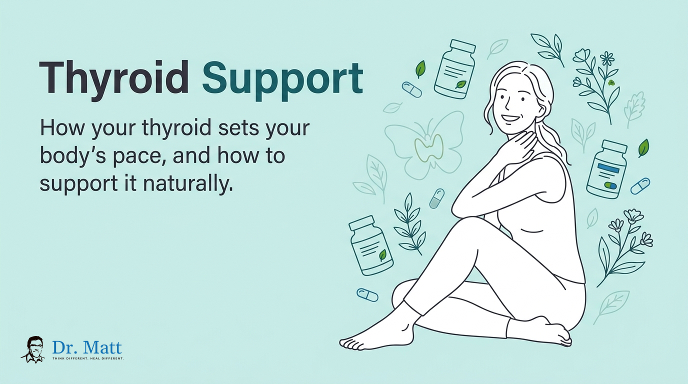 Thyroid Support: How to Support Healthy Thyroid Function Naturally | drmattgianforte.com